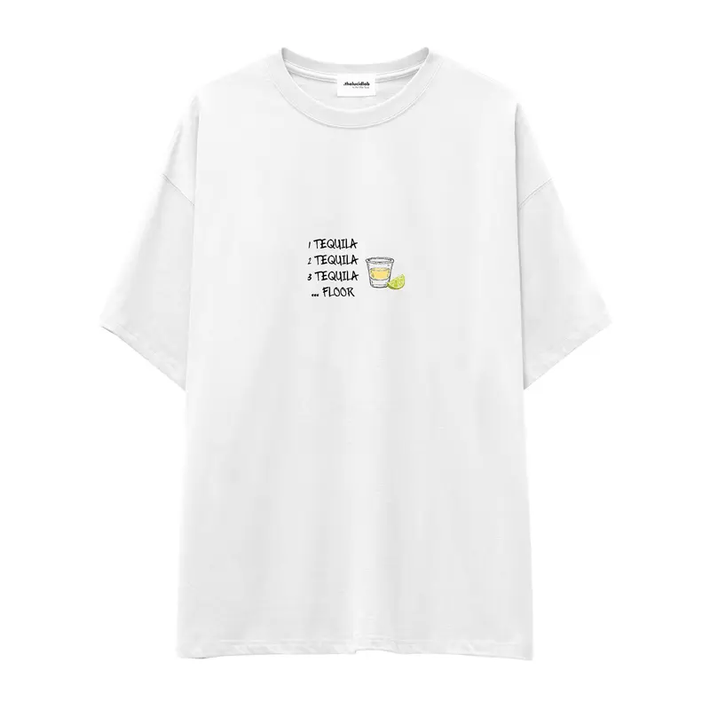 1 Tequila 2 Tequila Oversize Tişört