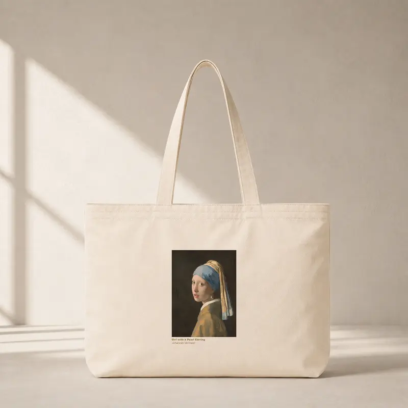 İnci Küpeli Kız Club Tote Bag