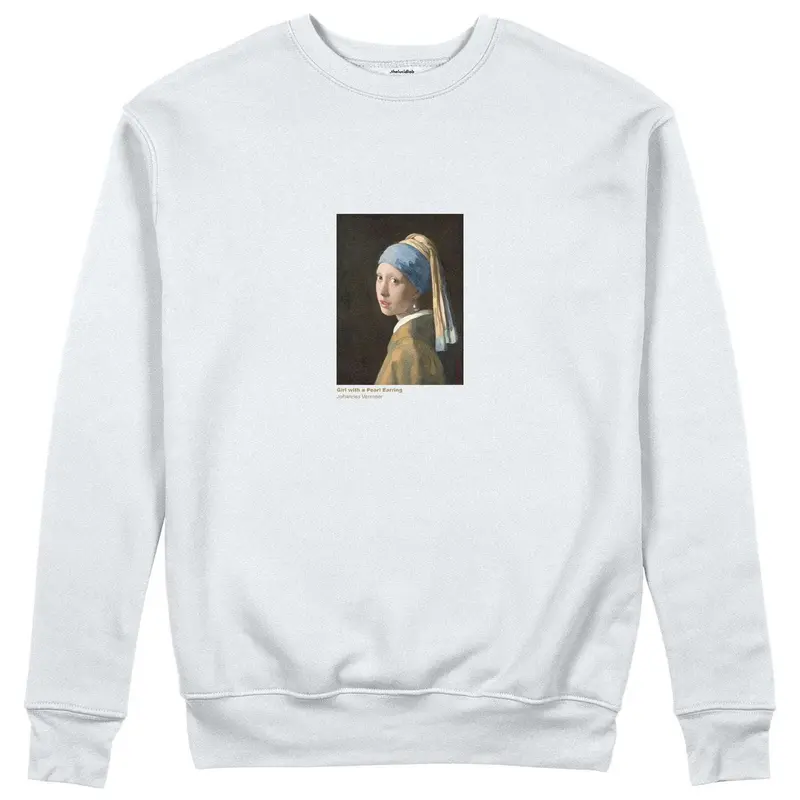 İnci Küpeli Kız Sweatshirt