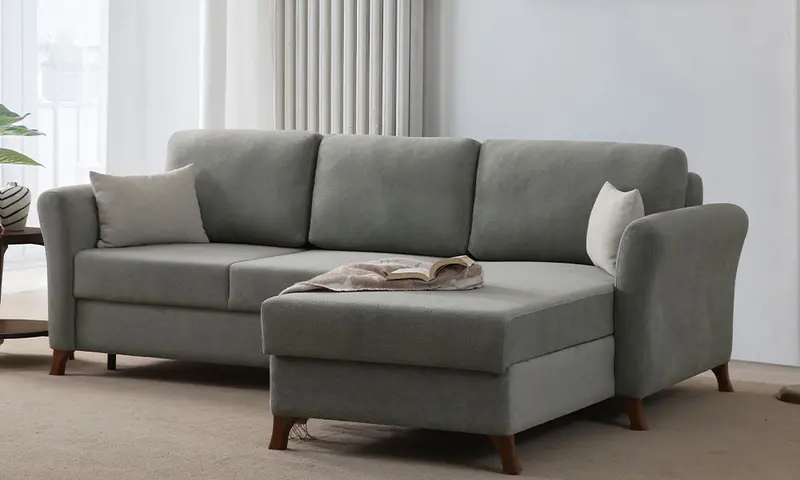 İnci Modern Yataklı Bazalı Köşe Koltuk Takımı