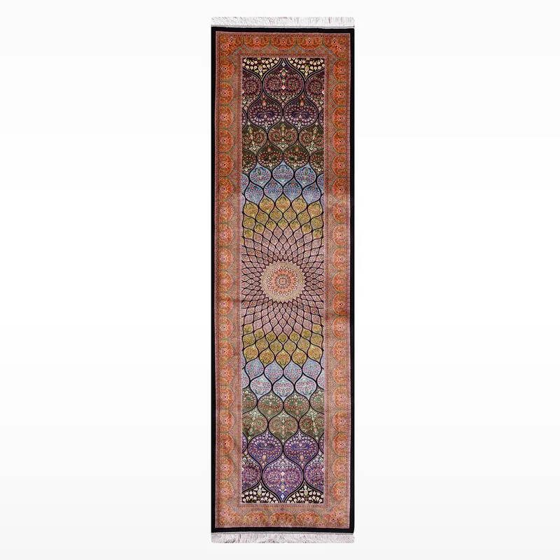 İran Gümbed Multi Modal İpeği Halı 0.80x300 2.4 Metrekare - 3x10 ft