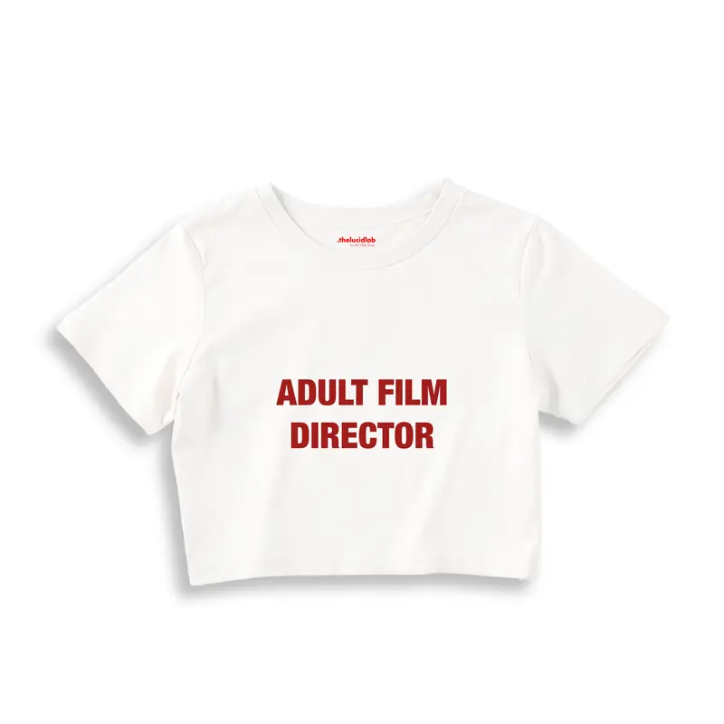 Adult Film Director Crop Tişört