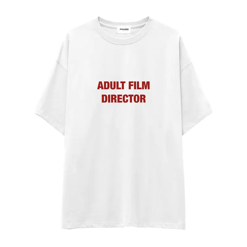 Adult Film Director Oversize Tişört