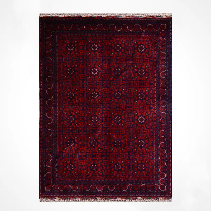 Afgan Halısı Bilcik Orijinal El Dokuması Kök Boya Yün 171x242 4.14 Metrekare - 6x8 ft