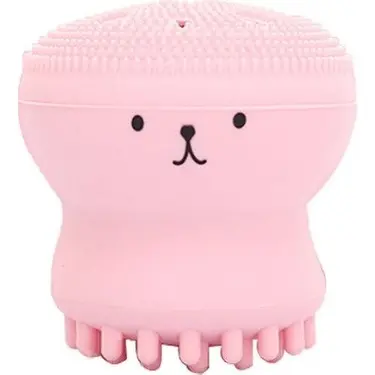 Ahtapot Yüz Temizleme Fırçası Açık Pembe
