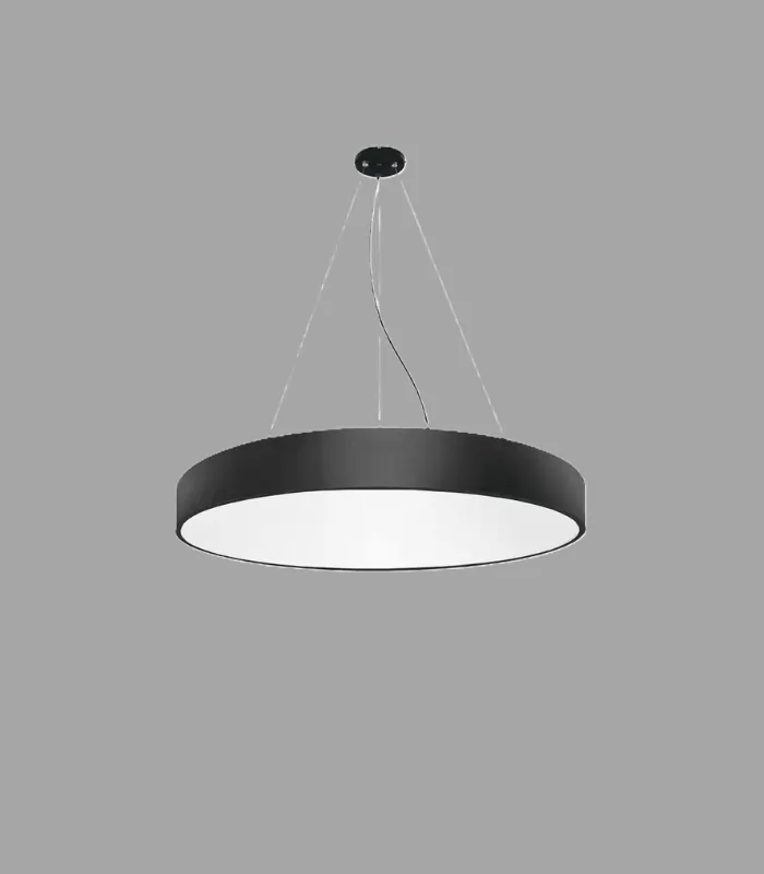 Akay 40W Yuvarlak Davul Linear Armatür 40 cm Sarkıt & Sıva Üstü | GZ8205-C1-L40