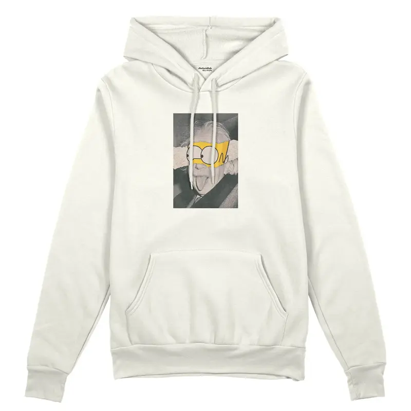 Albert Einstein / Homer Simpson Oversize Hoodie