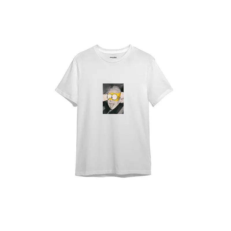 Albert Einstein / Homer Simpson Tişört