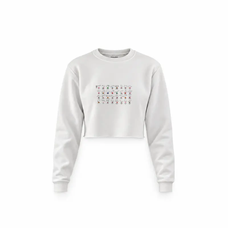 All Tracks / Formula 1 Pistleri Crop Sweatshirt