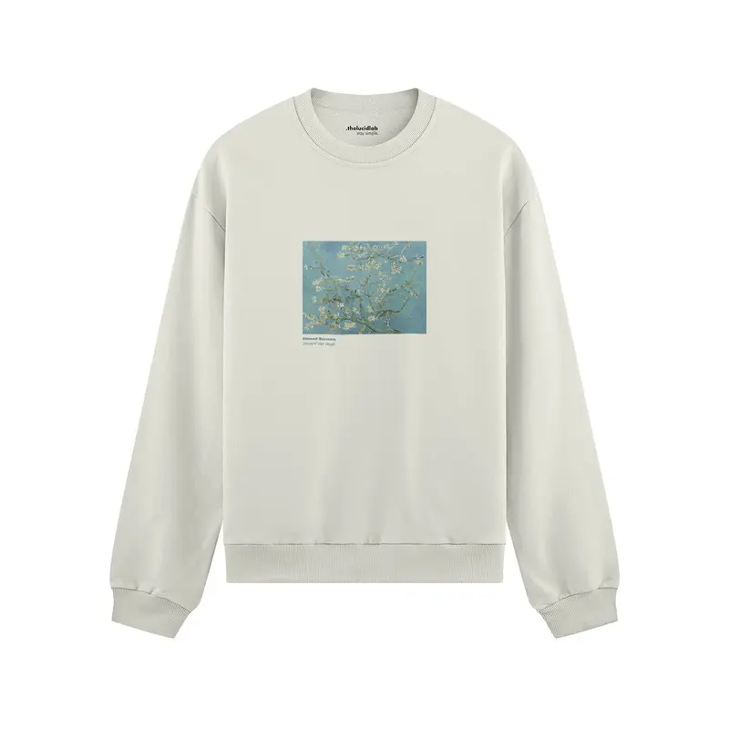 Almond Blossoms Oversize Sweatshirt