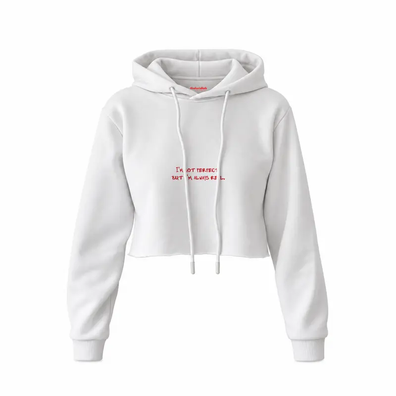 Always Real Crop Hoodie
