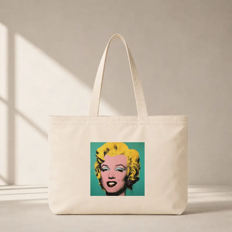 Andy Warhol / Marilyn Monroe Blue Club Tote Bag
