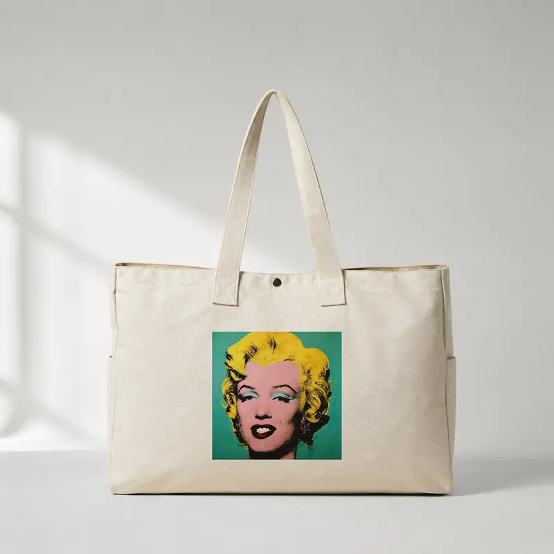 Andy Warhol / Marilyn Monroe Blue Daily Tote Bag
