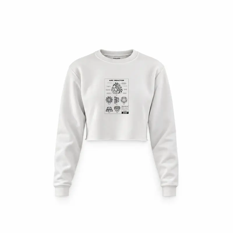 Arc Reactor Crop Sweatshirt