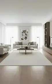 Arden 72821-60 Modern Desenli Gri Akrilik Makine Halısı