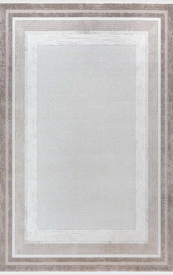 Arden 79422-081 Modern Desenli Gri Akrilik Makine Halısı