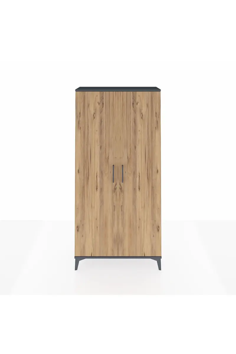 Arges Dolap 2 Kapaklı Tek Askılı 88x30x182