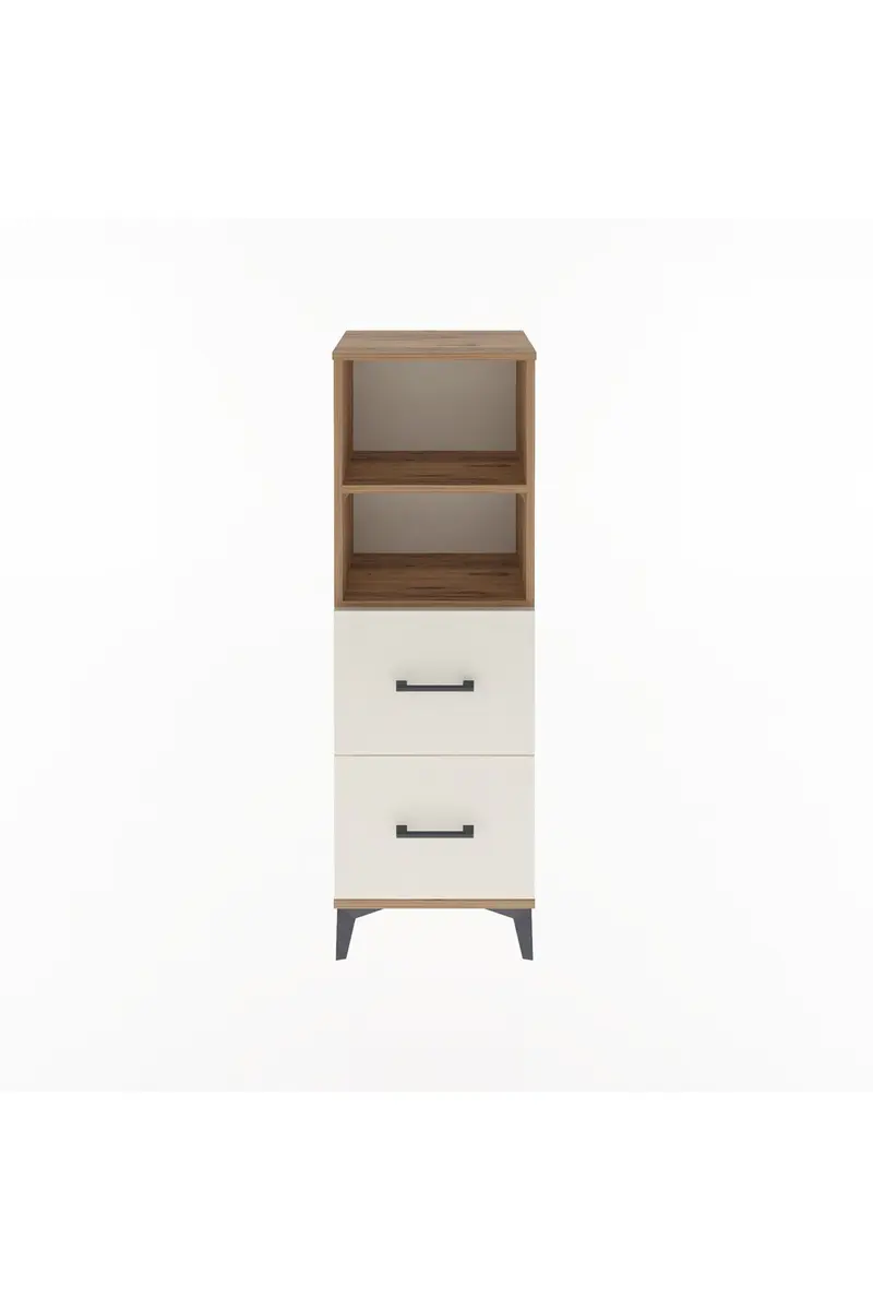 Arges Dolap 2 Raflı 2 Çekmeceli 44x30x134