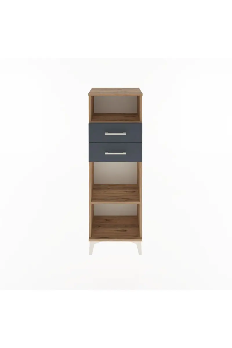Arges Dolap 2 Raflı 2 Çekmeceli 44x30x134
