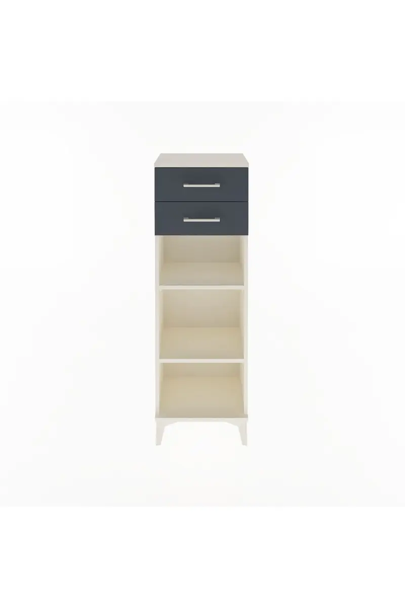 Arges Dolap 2 Raflı 2 Çekmeceli 44x30x134
