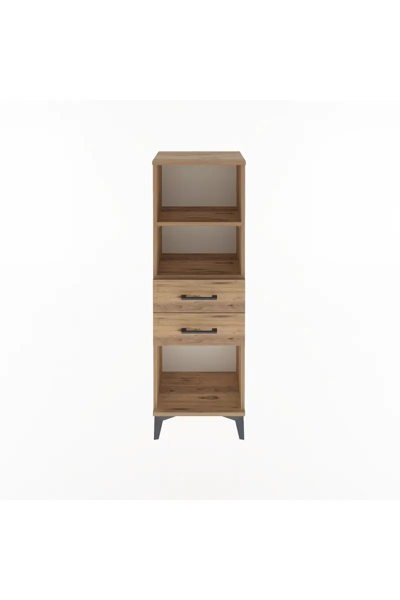 Arges Dolap 2 Raflı 2 Çekmeceli 44x30x134