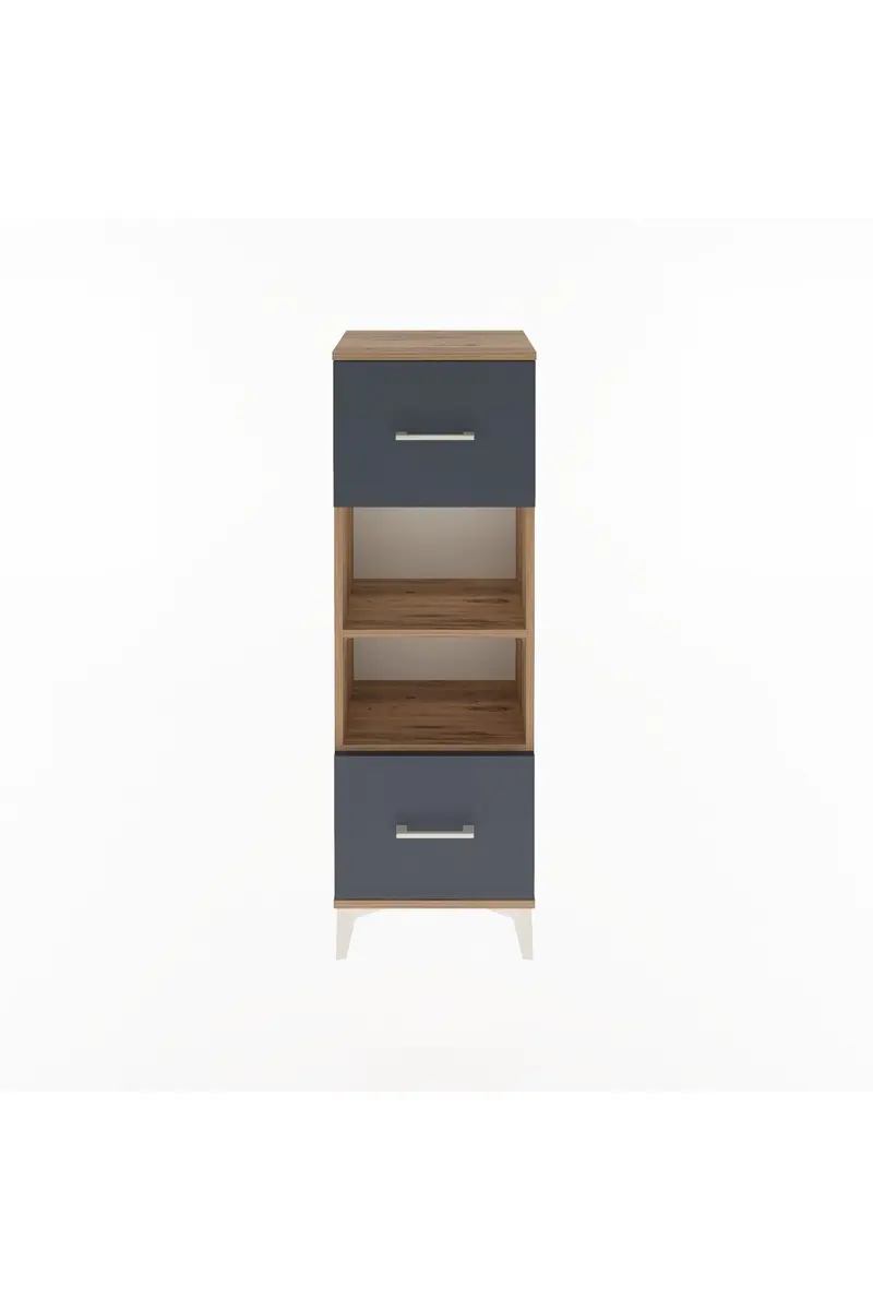 Arges Dolap 2 Raflı 2 Çekmeceli 44x30x134