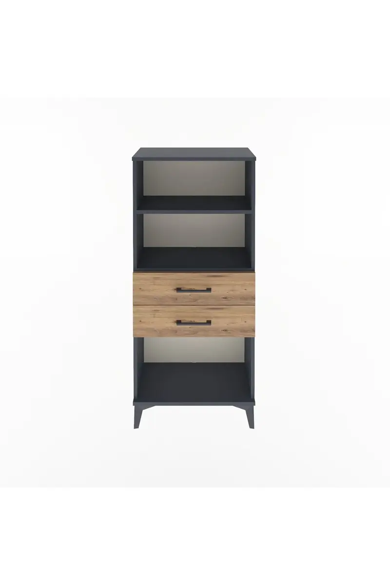 Arges Dolap 2 Raflı 2 Çekmeceli 60x30x134