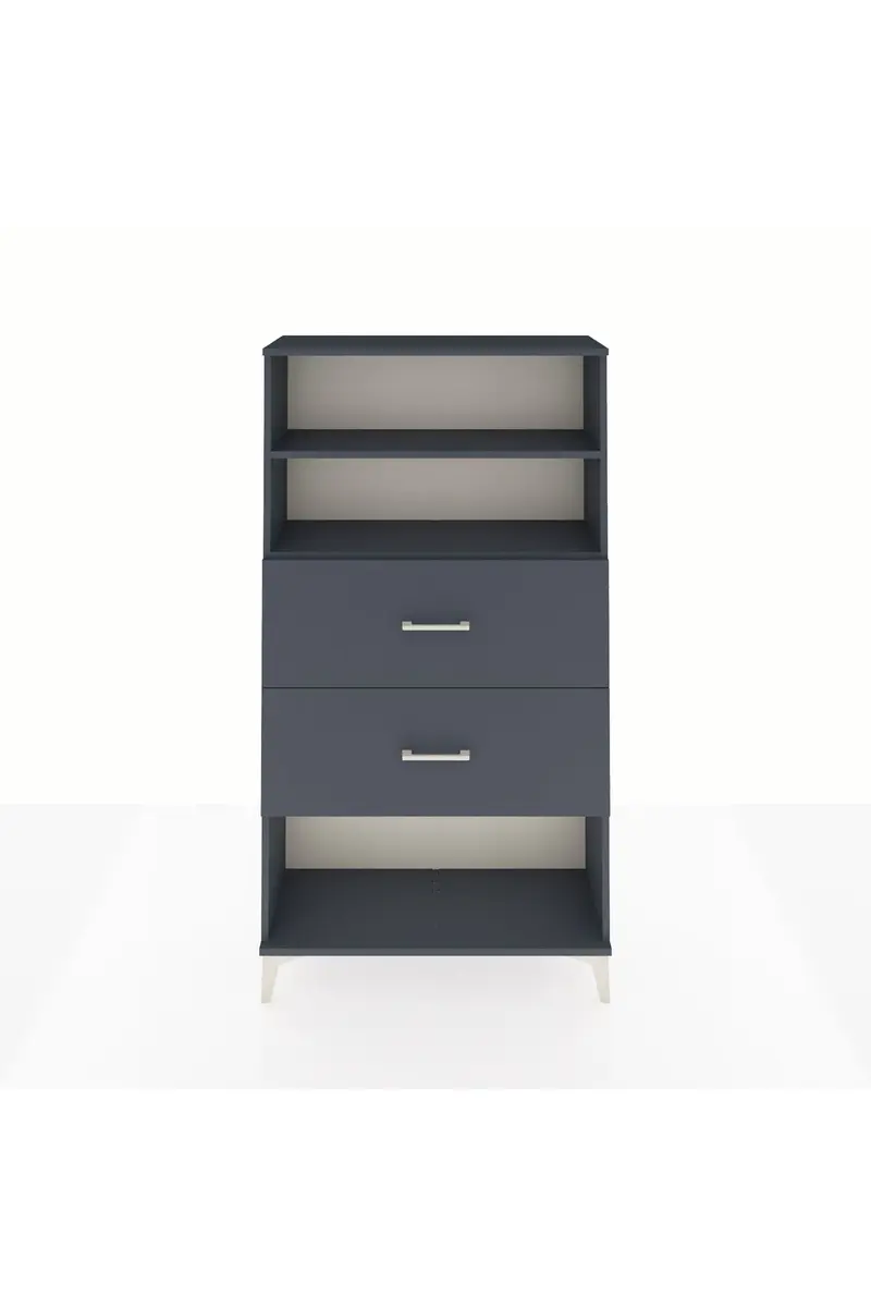 Arges Dolap 2 Raflı 2 Çekmeceli 88x30x163