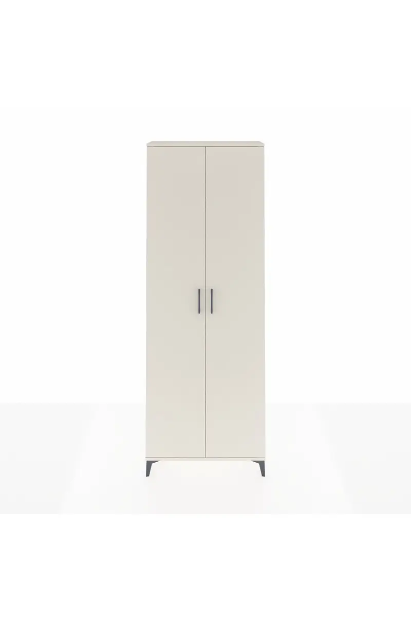 Arges Dolap 2 Raflı 2 Kapaklı Tek Askılı 88x30x243