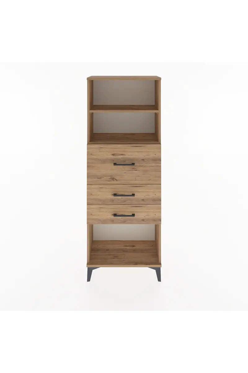 Arges Dolap 2 Raflı 3 Çekmeceli 60x30x163