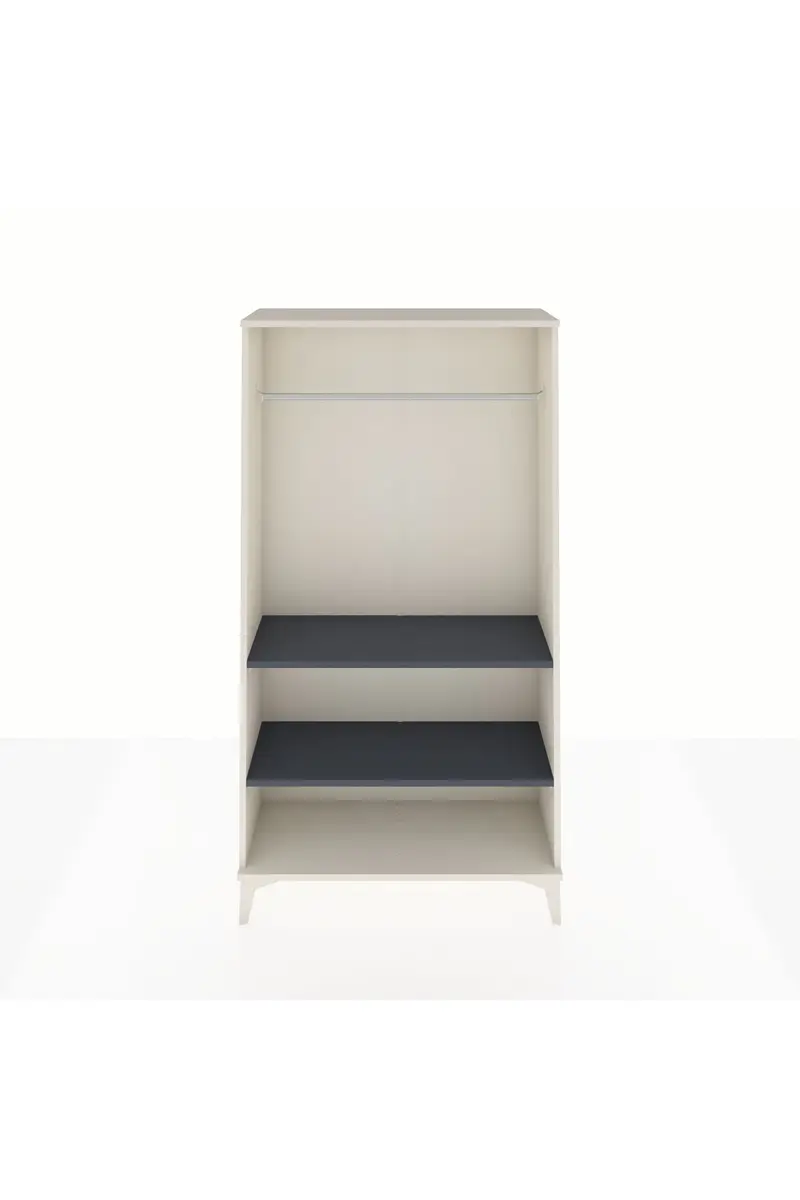 Arges Dolap 2 Raflı Kapaklı Tek Askılı 88x30x163
