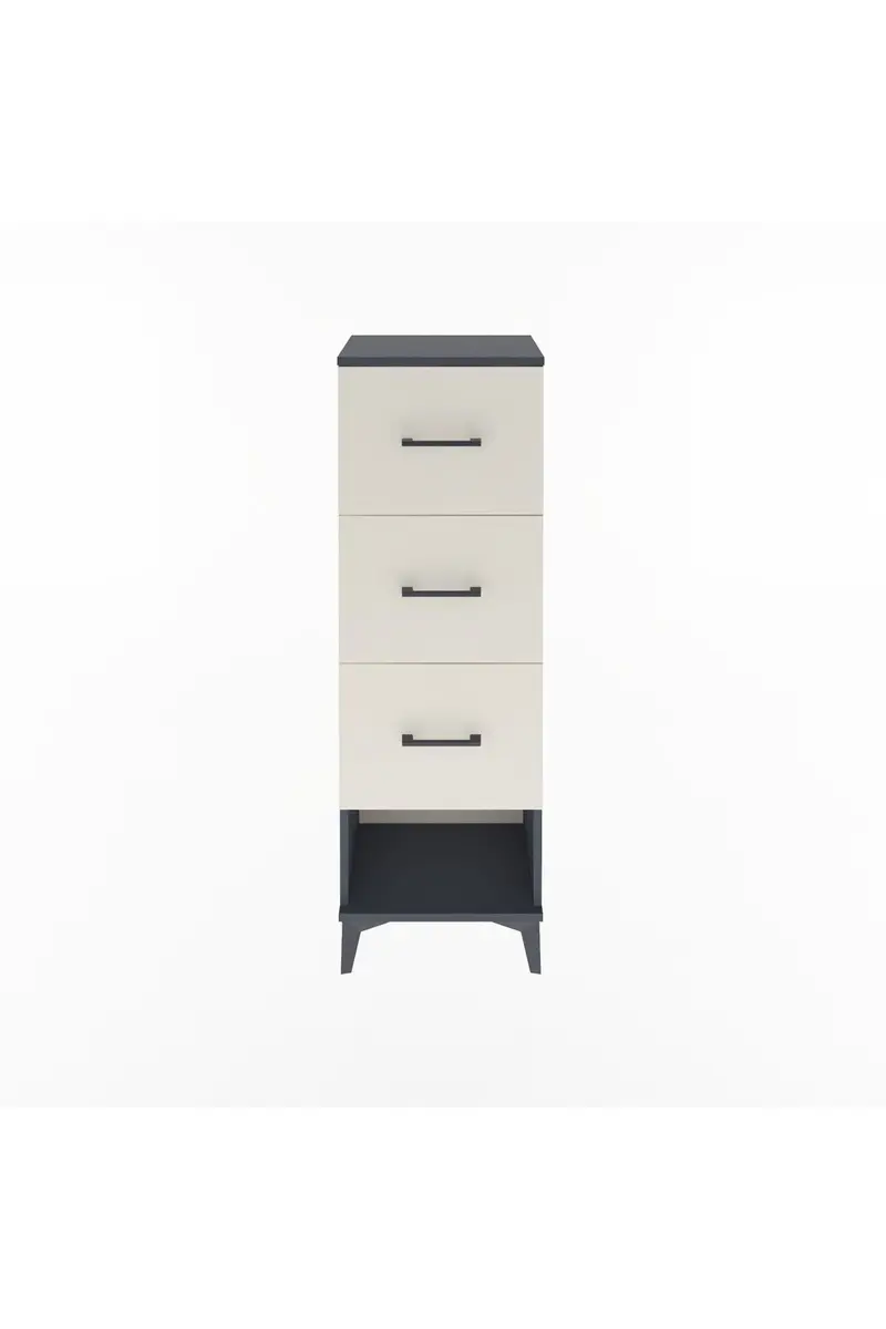 Arges Dolap 3 Çekmeceli 44x30x134