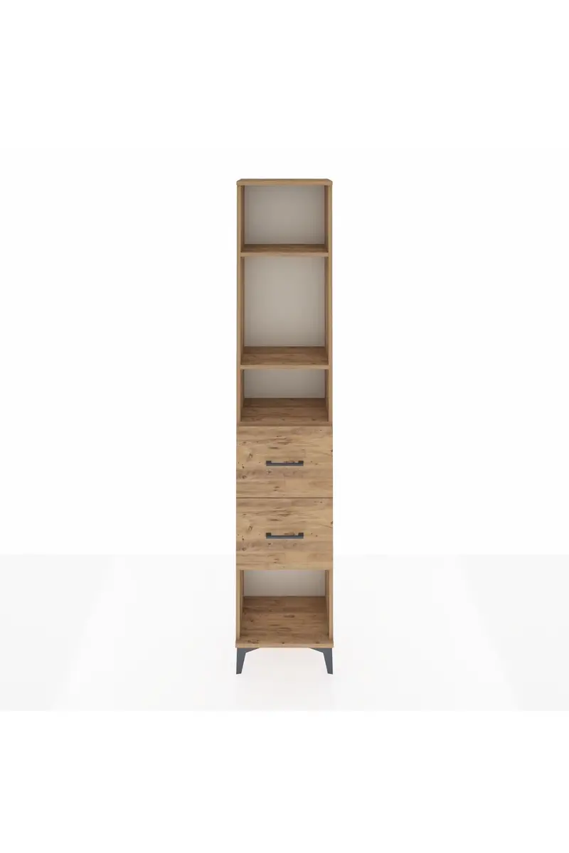 Arges Dolap 3 Raflı 2 Çekmeceli 44x30x221