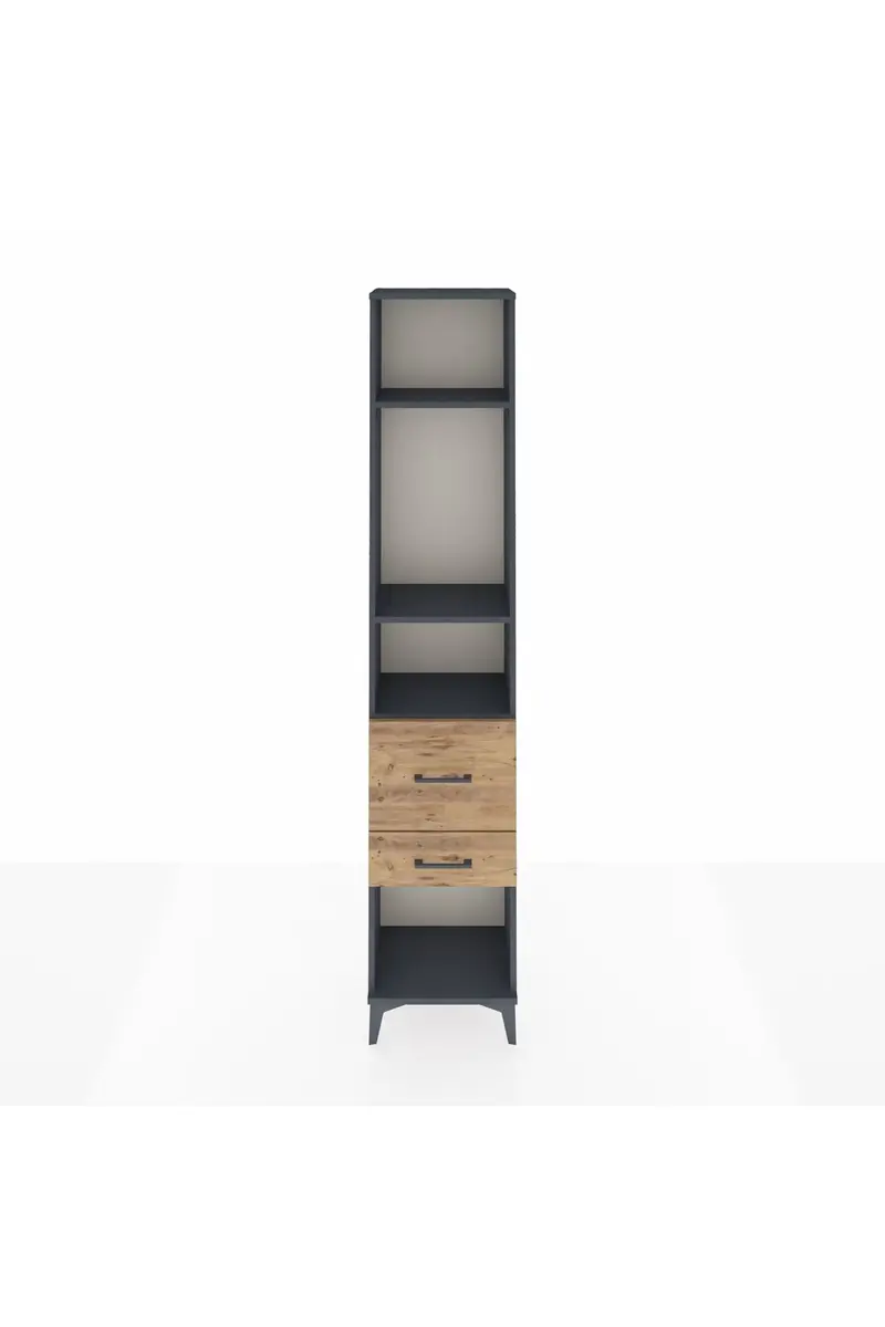 Arges Dolap 3 Raflı 2 Çekmeceli 44x30x221