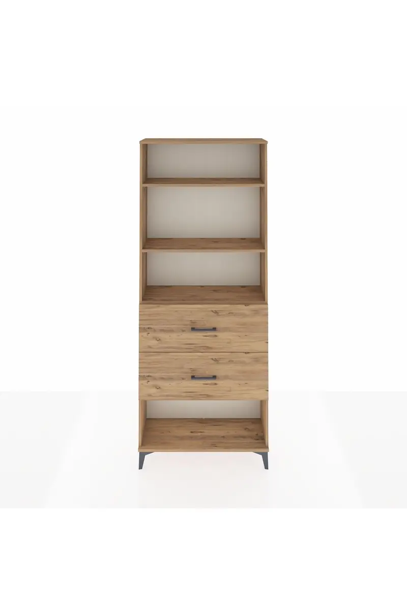 Arges Dolap 3 Raflı 2 Çekmeceli 88x30x221