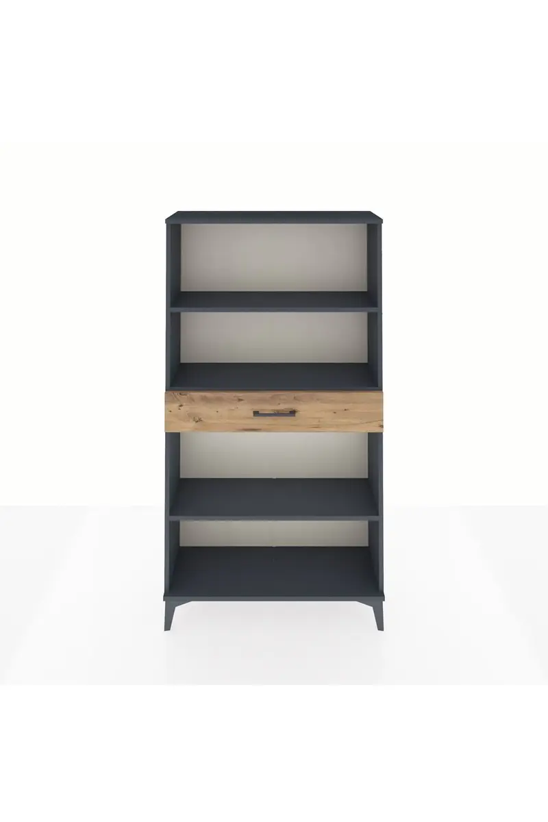 Arges Dolap 3 Raflı Tek Çekmeceli 88x30x163