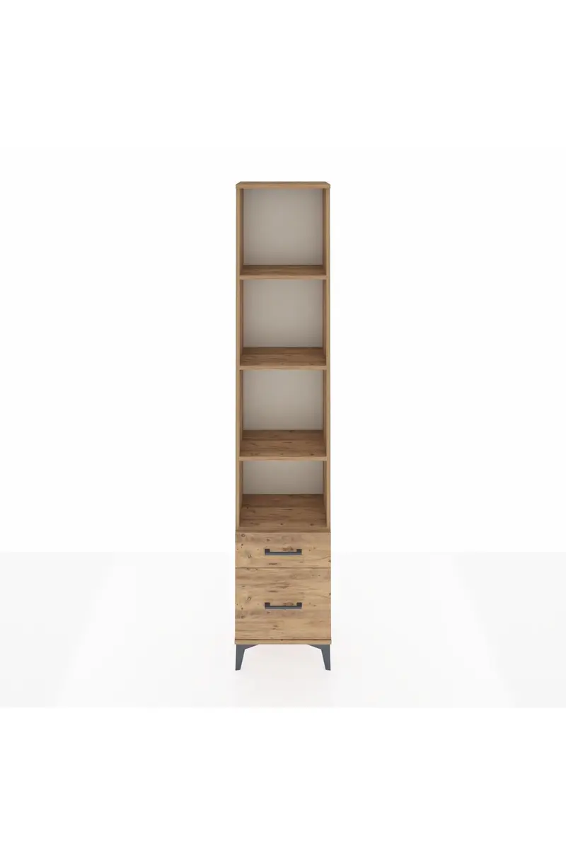 Arges Dolap 4 Raflı 2 Çekmeceli 44x30x221