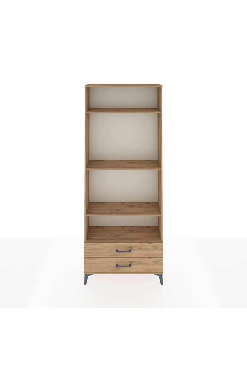 Arges Dolap 4 Raflı 2 Çekmeceli 88x30x221