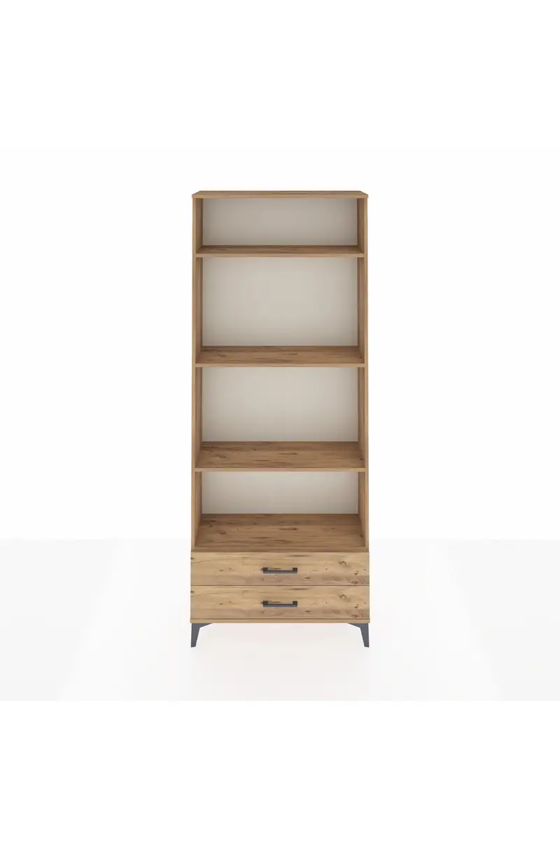 Arges Dolap 4 Raflı 2 Çekmeceli 88x30x221