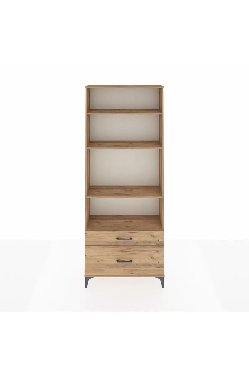 Arges Dolap 4 Raflı 2 Çekmeceli 88x30x221
