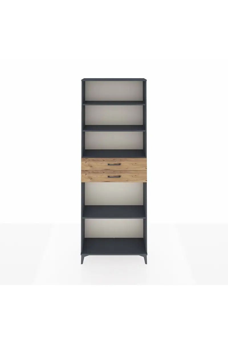 Arges Dolap 4 Raflı 2 Çekmeceli 88x30x243
