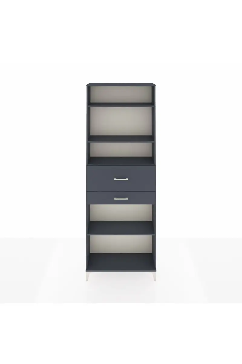 Arges Dolap 4 Raflı 2 Çekmeceli 88x30x243