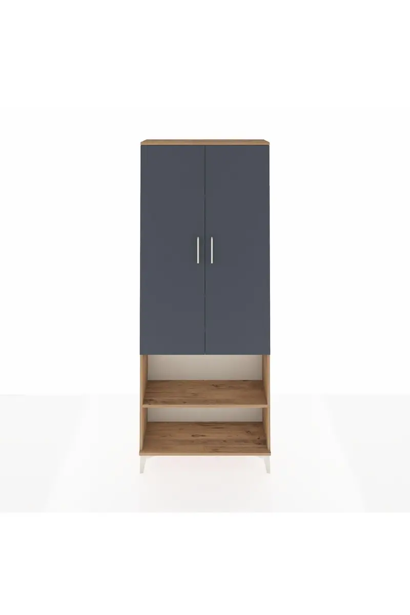 Arges Dolap 4 Raflı 2 Kapaklı 88x30x221