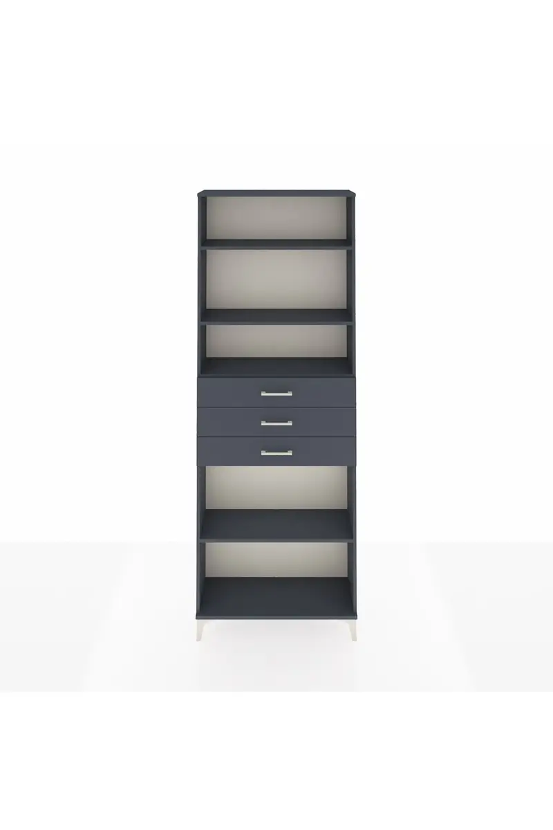 Arges Dolap 4 Raflı 3 Çekmeceli 88x30x243