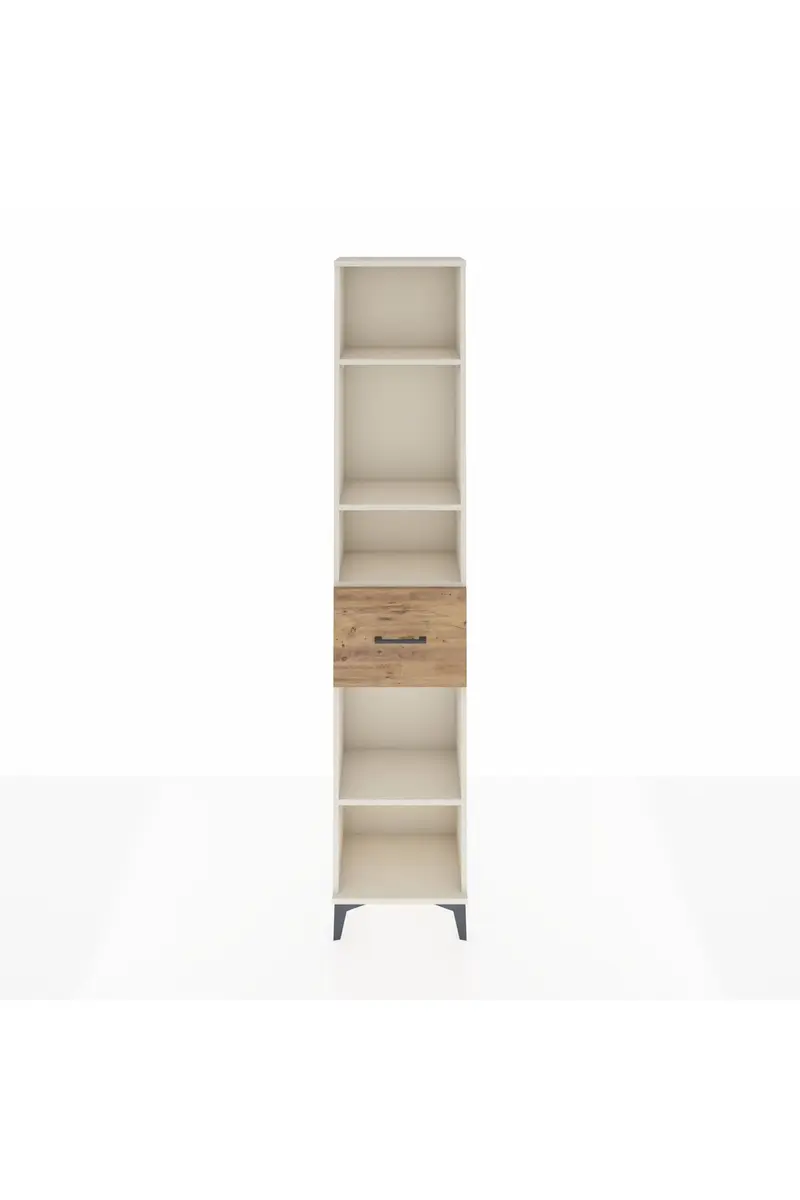 Arges Dolap 4 Raflı Tek Çekmeceli 44x30x221