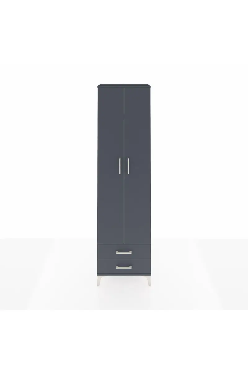 Arges Dolap 5 Raflı 2 Çekmeceli 2 Kapaklı 60x30x221