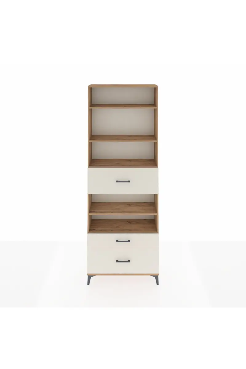 Arges Dolap 5 Raflı 3 Çekmeceli 88x30x243
