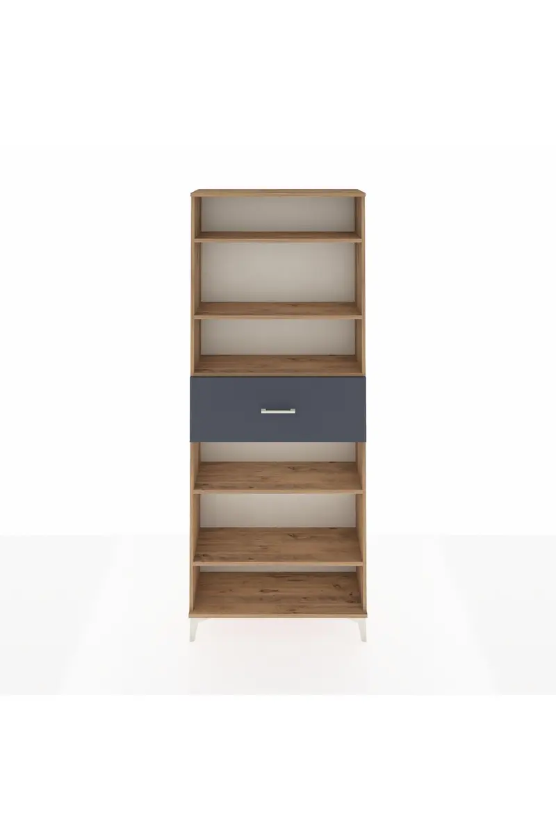 Arges Dolap 5 Raflı Tek Çekmeceli 88x30x221