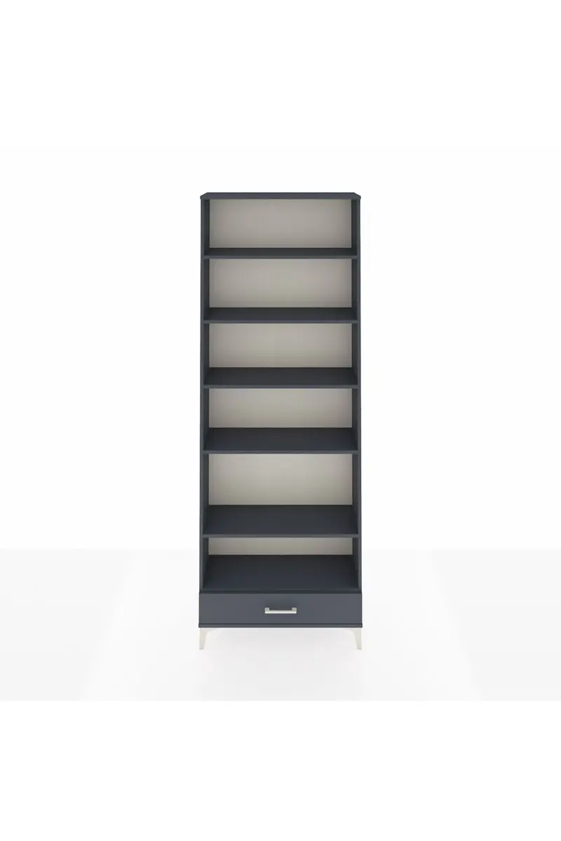 Arges Dolap 6 Raflı Tek Çekmeceli 88x30x243