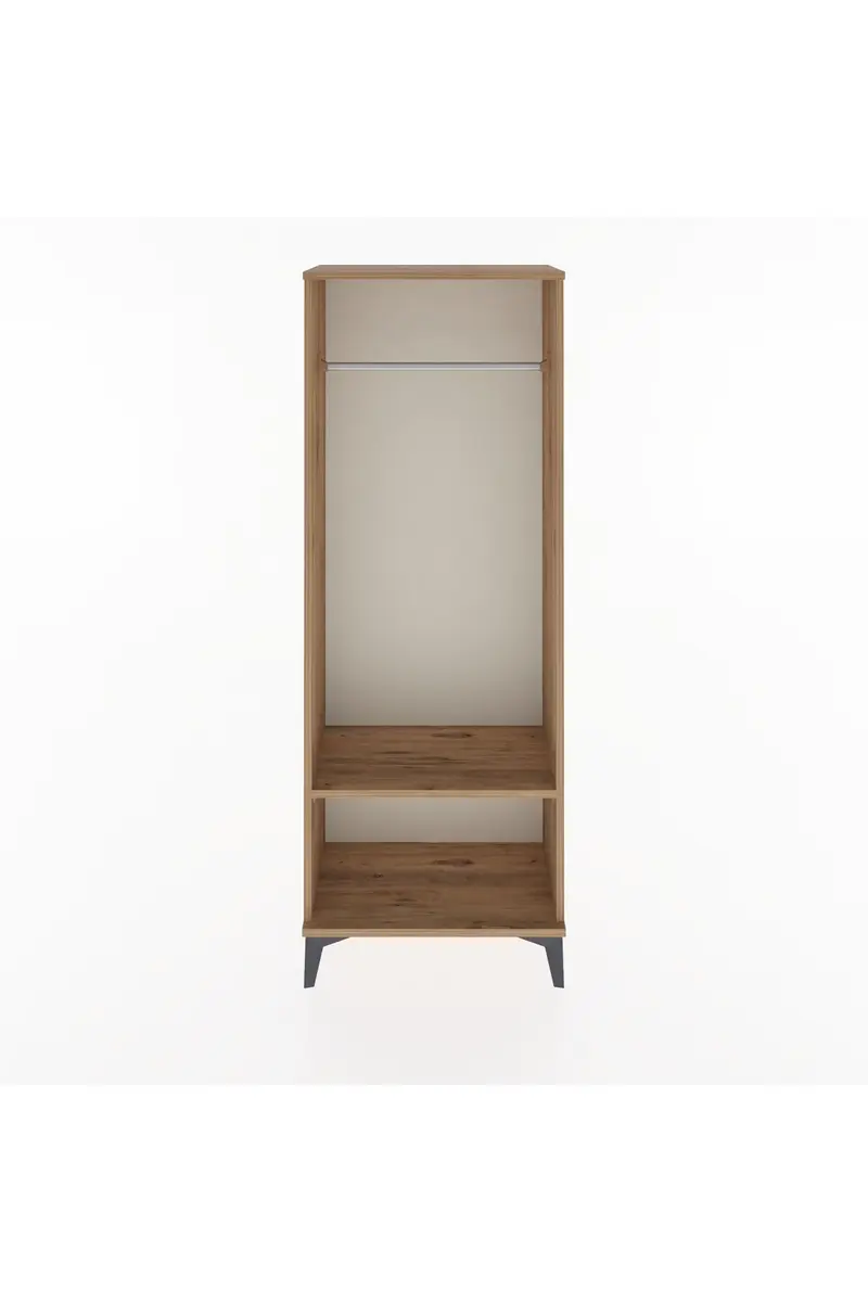 Arges Dolap Tek Raflı Kapaklı Tek Askılı 60x30x163